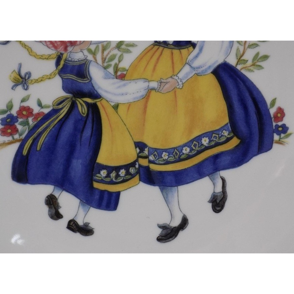 Vintage Rorstrand Sweden JL 0682 7.5" Porcelain Plate Swedish National Costume - Picture 4 of 8